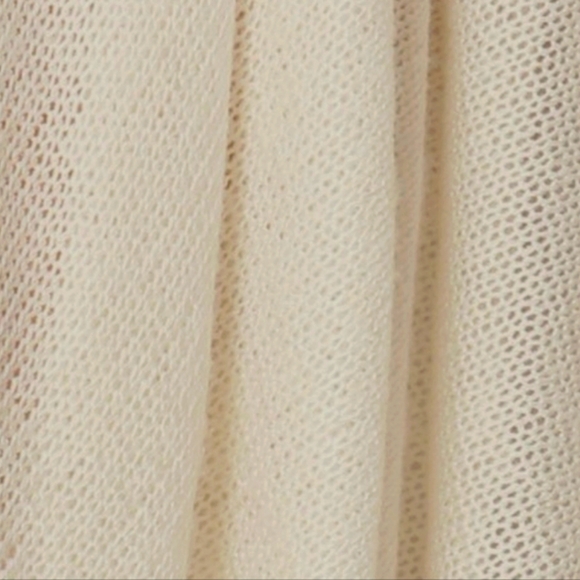 Curvaceous Open Cardigan w/ Kimono Sleeves - White - Picture 4 of 4